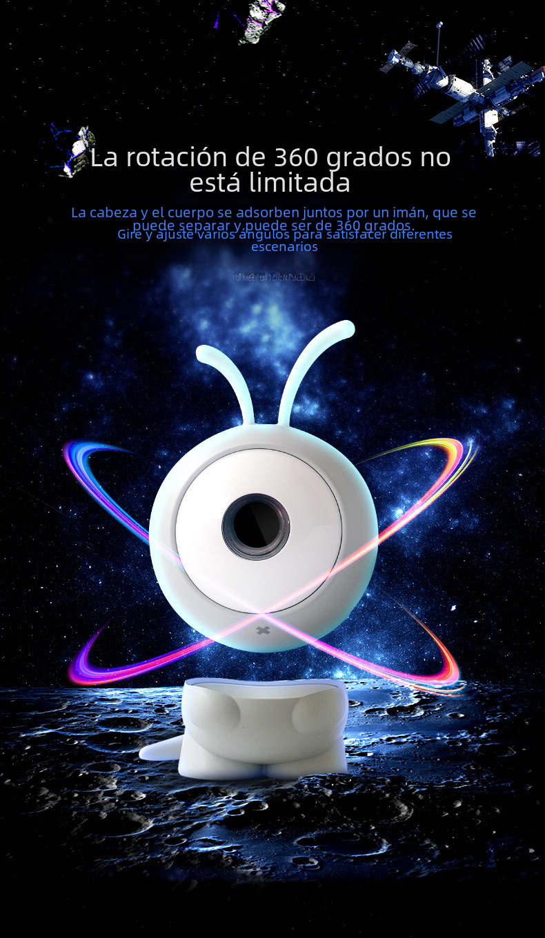 Alien Galaxy Projector Lamp – Immersive Starry Sky Night Light for Relaxation & Home Ambience